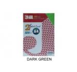 JIWA 2 SHEET CARD 120GSM DARK GREEN